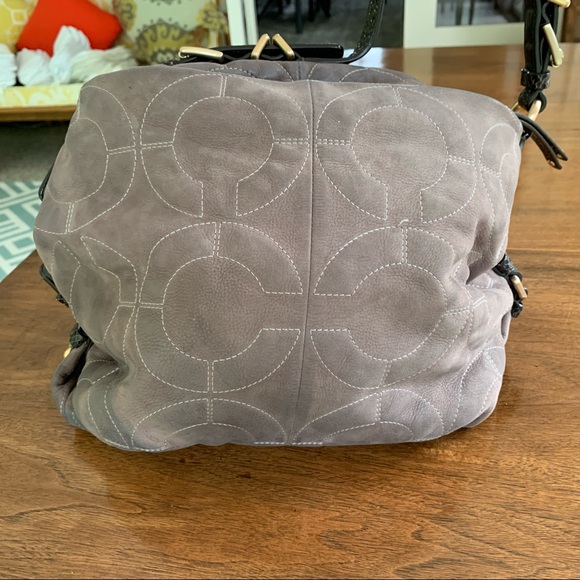 Coach Suede and snakeskin hobo - Picture 5 of 15